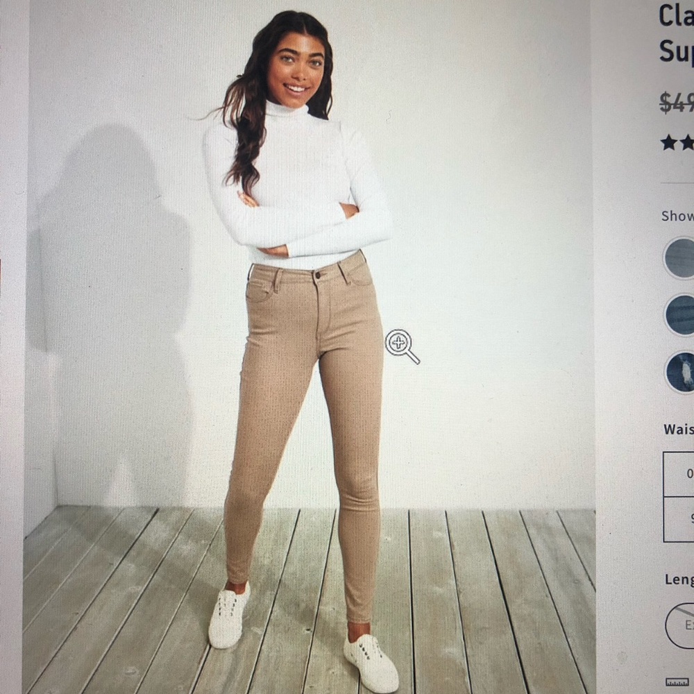 Skinny Hollister Khakis